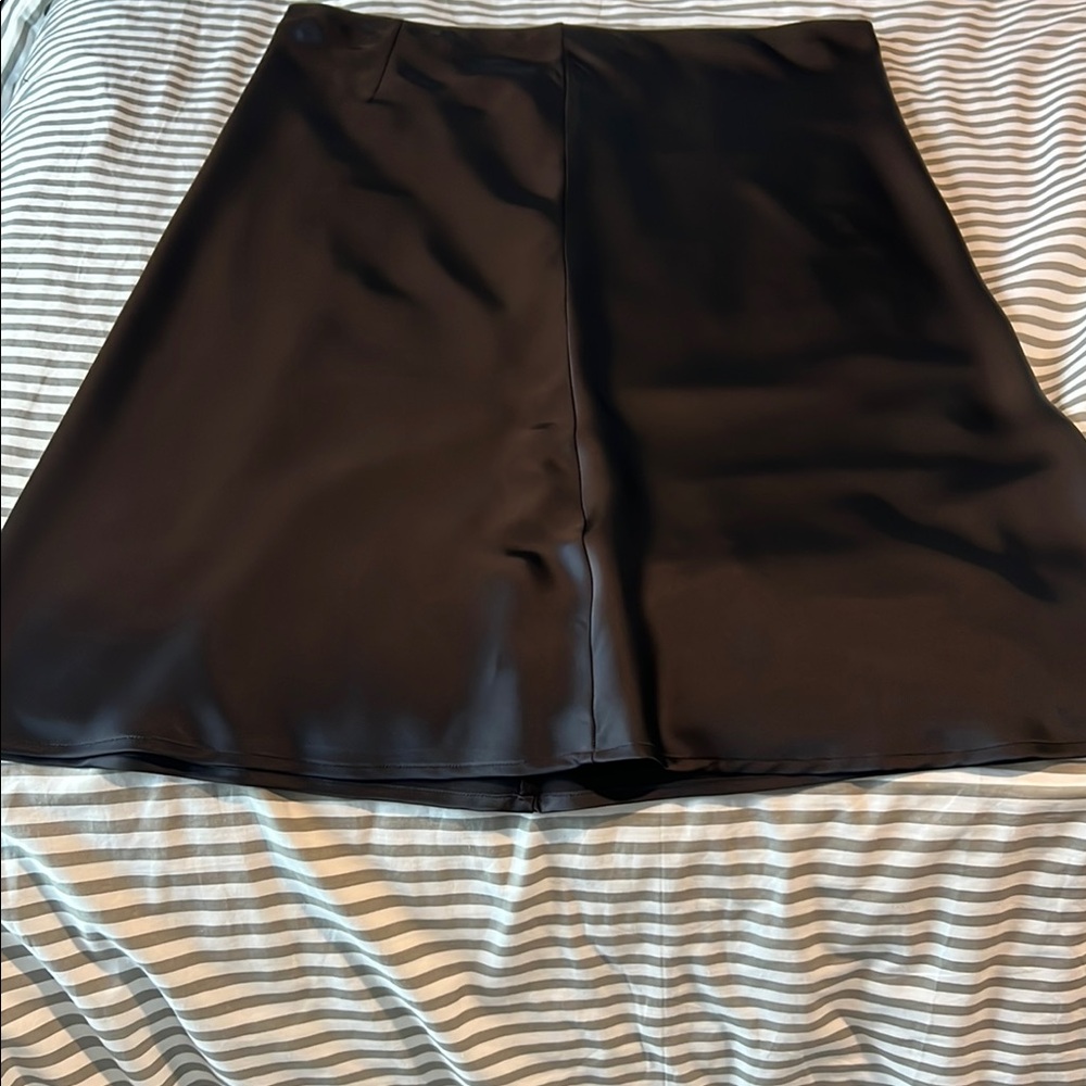Divided Black A-Line Skirt